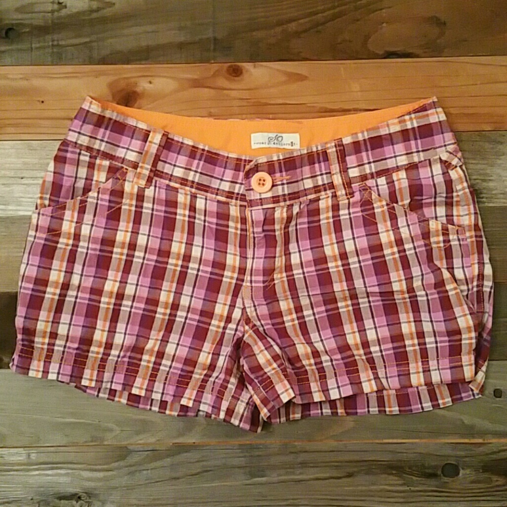 Wear It Declare It 100% cotton Plaid Shorts Size 5